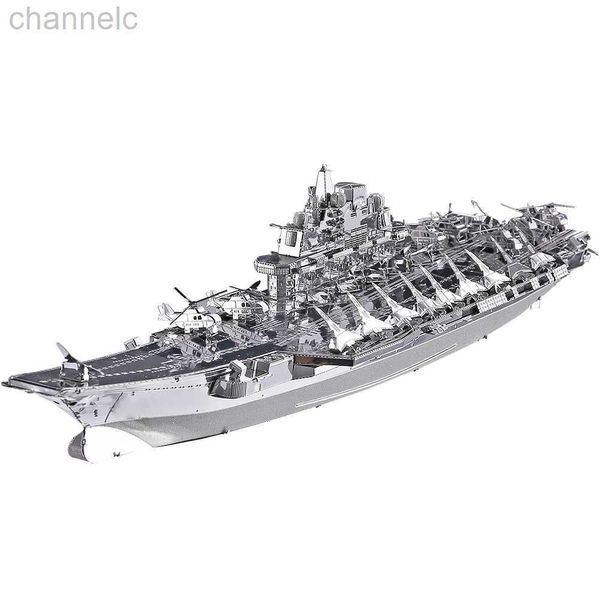 Science Discovery Piececool Kits de construcción de modelos de rompecabezas de metal 3D - LIAONING Battleship Jigsaw Toy Regalos de cumpleaños de Navidad para adultos y niños