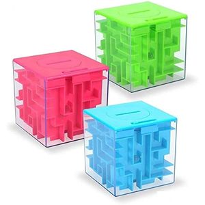 Science Discovery Toys 3 piezas Money Maze Puzzle Box Twister Ck Soporte de regalo único Juegos divertidos para niños y Adt Cumpleaños Drop Delivery Dh2V8