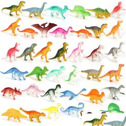 Wetenschap Disery Mini Dinosaurus Model Educatief Speelgoed voor Kinderen Kleine Simatie Dierfiguren Kinderen Speelgoed Voor Jongen Gift Dieren Drop Deliv Dhjg3