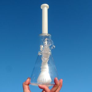 Vaso de precipitados Vistia de bong Bubbler Agua Bongs Glass Water Tipes Bongs Científico Bubbly Heady Bongs Water Bubbler Tipes Percolator Glass Bong