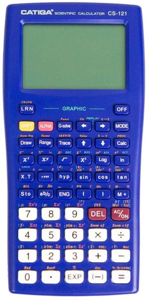 Calculatrice graphique scientifique Écran LCD à 10 + 2 chiffres Bouton sensible plus de 360 fonctions intégrées pour l'ingénierie du système programmable