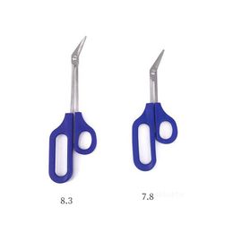 Ciseaux Long Reach Easy Grip Toe Nail Ongle Ciseaux Tondeuse Pour Handicapés Cutter Clipper Pédicure Trim Tool 21Cm / 17Cm Lt151 Drop D Dhtuw