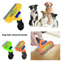 Tijeras de preparación para perros de mascotas 1pc para la limpieza del cabello de gato eliminación de cepillo de cepillo de la bosque del peinador.