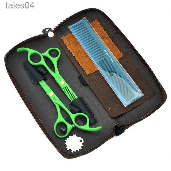 Scissors Shears 5.5 pouces Jason 2017 vente chaude ciseaux à cheveux ensemble Kit professionnel coupe de cheveux ciseaux amincissants ciseaux de coiffure pointus LZS0340 240302