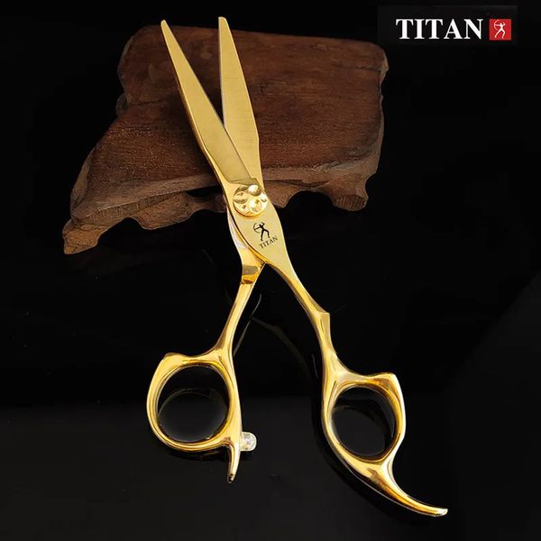 Tijeras Tijeras TITAN tijeras de peluquería tijeras de peluquero tijeras de corte profesional herramienta de estilo de peluquería de acero inoxidable 231018