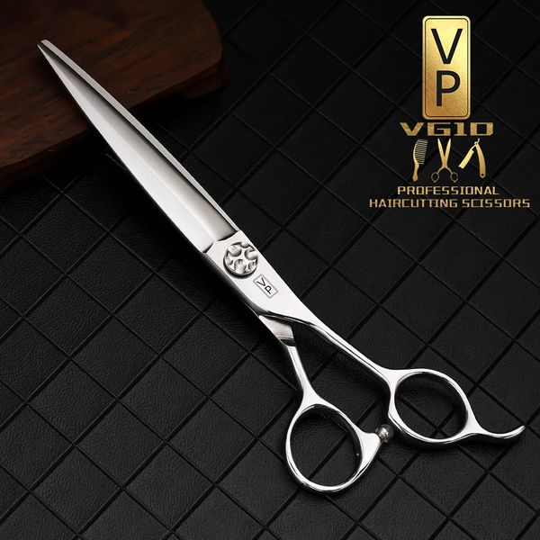 Ciseaux ciseaux VP coiffure professionnelle 7 pouces coupe coiffeur coupe de cheveux VG10 japon acier inoxydable Salon barbier outil 231102