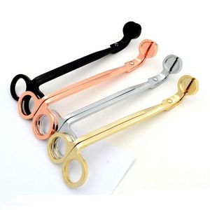 Schaar RVS Snuffers Candle Wick Trimmer Rose Gold Cutter Oil Lamp Trim Scissor Bh2367 Drop Delivery Home Garden Tools H Dhubf