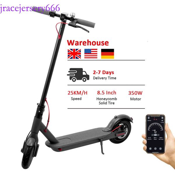 Scooter CMS-D8PRO 36V 7.8AH Batería 350 W Motor plegable Scooters eléctrico 8.5 pulgadas Tires Bicicletas Adulto Ebike Eu UK US Instock