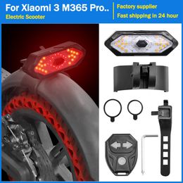 Pièces de scooter Accessoires Clignotant modifié pour Xiaomi M365 1S pro Pro2 MI3 Électrique USB Rechargeable Smart Wireless light 230720