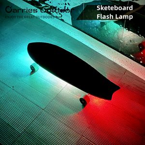 Scooter onderdelen accessoires skateboard flash touch led light longboard night accessoire usb -oplaadbare elektrische bord blazers lamp underglow cadeau 230512