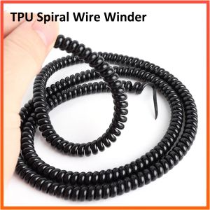 Scooters 1m tpu winding protection ligne câble câble en spiral fil winner organisateur pour ninebot dualtron kugoo zero 8 10 m365 scootor électronique