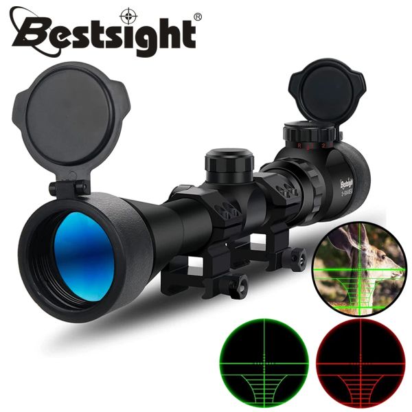 Scopes 39x40 Rifle Scopes Tactical Optical Scope Red and Green illuminé Hunting Scopes Riflescopes Airsoft Sight