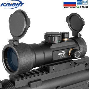Scopes 3x44 Green Red Dot Scope Scope 2x40 Red Dot 3x42 Tactical Optics Riflescope Fit 11/20mm Rail 1x40 Rifle pour chasse