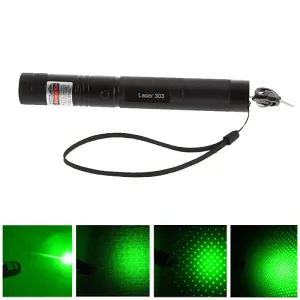 SCOPES 532NM LASER POINTER PATER BATTERIE PLUSE 303 POINTER LASER VERT LASER LAPILIER LAZER HIGH POWER 350LM pour la chasse