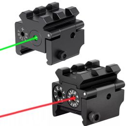 Scopes 650 nm Tactical Green/Red Dot Laser Sight Pistol Gun Laser Sight met dubbele 20 mm Picatinny Rail Mount voor pistooljachtopname