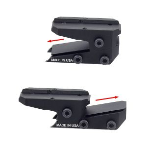 Scopes Réglable Trijicon RMR Red Dot Sight Riser Slide Mount pour T01 T02 SRO RMR Metal Optic Scope Adaptateur Hunting CyCySe