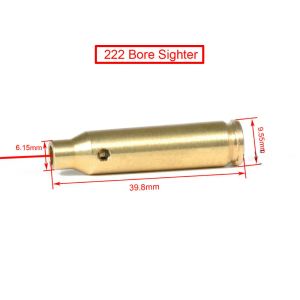 Scopes Bullet Laser Sight 5.45x39 7.62x54 12ga .308 .223 .303 7 mm Calibration Laser rouge Accessoires de chasse tactique