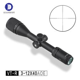 Scopes Discovery 312x40 Tactique Tactique Optical Sight Wire Reticule Air Rifle Mil Rifle 416x40 Portée de repérage de portée pour chasse au fusil