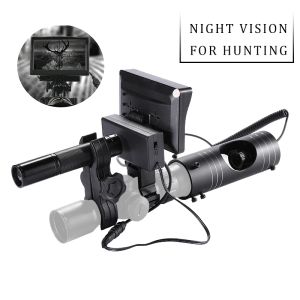 Scopes Diy Infrarood Night Vision Sight Scope Installatie 4,3 inch display scherm voor optiekgeweercope Tactical Day Night Hunting View