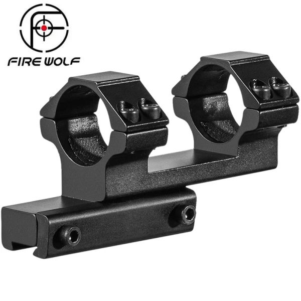 SCOPES Fire Wolf Diy extendido de 25.4 mm anillo de 11 mm Rail de dovetail Z Tipo de montaje Montaje para alcance para el alcance de la caza del rifle Envío gratis