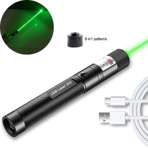 Scopes Green Tactical Laser Pointer 10000m 2 in 1 afneembare lamp Holde lasertoorts zichtbare focus focusbare brandwond match voor jagen