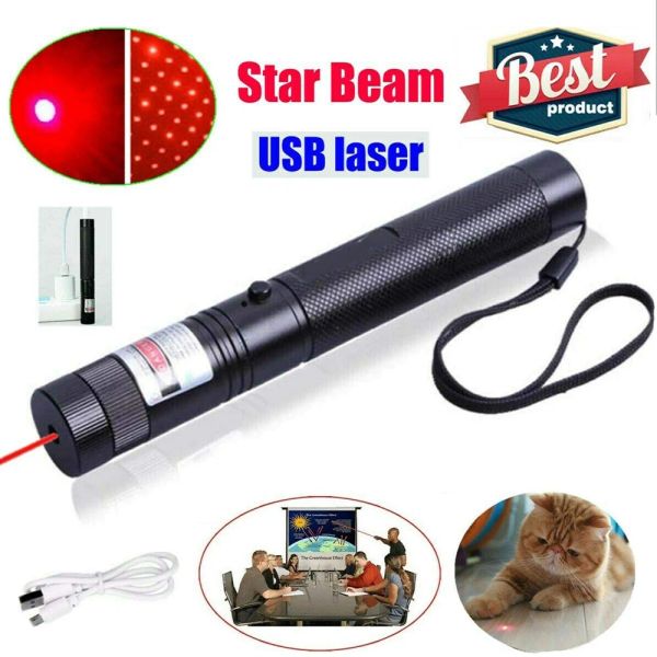 Scopes High puissant Poil laser USB vert puissant 5MW PIÈCE PLIME LASER TORCH LASER ROUGE ENTRÉRY POUR LE POUR LE POUR USB USB OU 18650