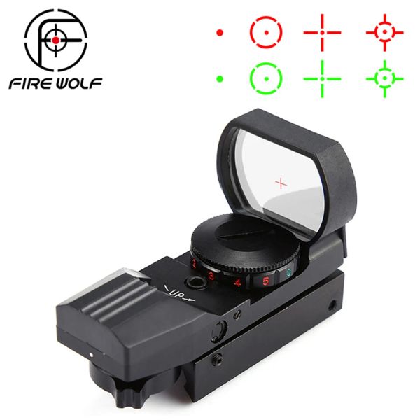 Scopes Hot 20 mm/11 mm RiFlescope Cunting Optics Holographic Dot Red Sight Reflex 4 Retícula Táctica Vista colimatora