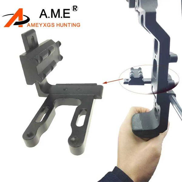 Scopes Hunting Arcs CNC Bow Sight Version Bizant le support de support de lampe pour vue laser à point rouge.