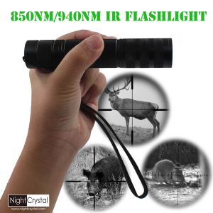 Scopes Hunting Night Vision 850nm 940 nm Infrarrojo IR Linterna Torch Illuminator láser enfoque accesorios tácticos con zoomable 300 metros