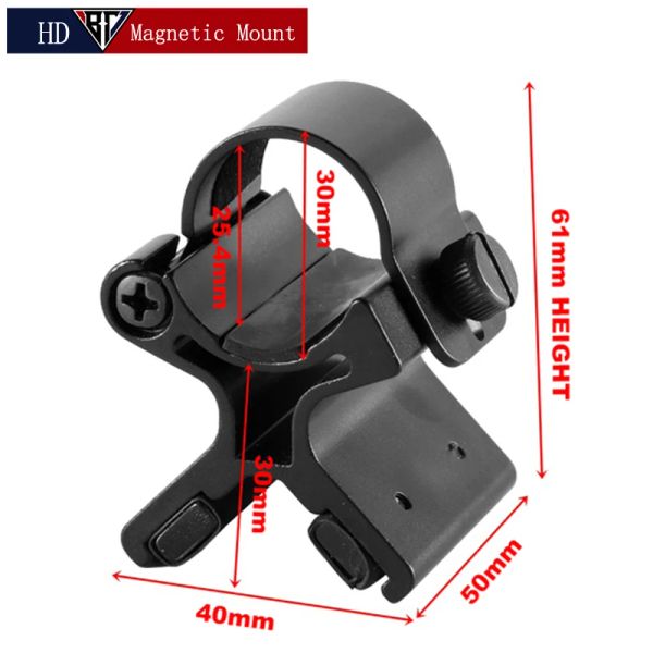 ESCOPOS Magnéticos Pistola Monte de lámparas Monte Monte Strong X soporte LED Riflescope láser Antorcha Lanterna Soporte de bicicleta