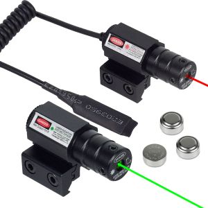 Scopes Mini Tactical Red Dot Laser Sight for Rifle Pistol Shooting Hunting Gun Verstelbaar 11 mm 20 mm jagen op zicht speelgoed met batterij