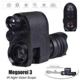 Scopes Original Megaorei 3 Scope Night Vision Device Optical 720p HD Digital Day Night Vision Hunting Caméras Binoculars Professional