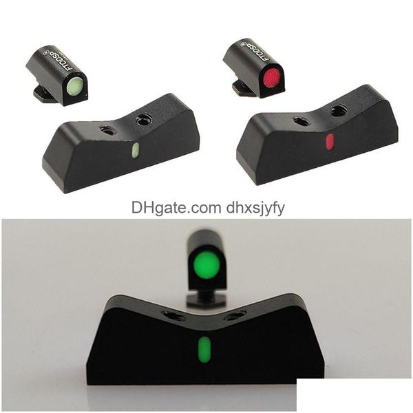 Scopes Sights Big Dot Night Sight para pistolas G Lock Altura estándar G17 G19 20 21 22 23 24 26 27 29 Gen 1-4 9 mm Mos Drop Delivery T Dhujx