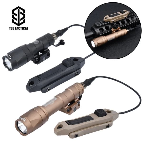 Scopes Softair M300A M600C Lampe de poche tactique Surefir Scout Light Airsoft Hunting Lights Fit 20 mm Picatinny Rail Mlok KeyMod System