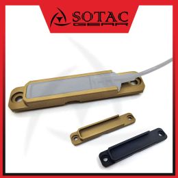 Scopes Sotac Linterna Linca de la linterna Tapado Remote Interruptor de presión para almohadilla de montaje de riel de 20 mm Accesorios de caza