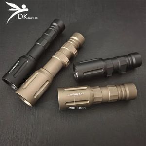 Scopes Sotac Tactical Place Lampe de poche V2 Lampe de poche 1300lm High Power CNC SoCUT Light White LED Airsoft Hunting Arme Light M300 M600