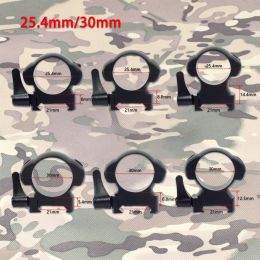 Scopes Tactical 25,4 mm 30 mm Anneaux Scope SCEET SECHETH SECHER