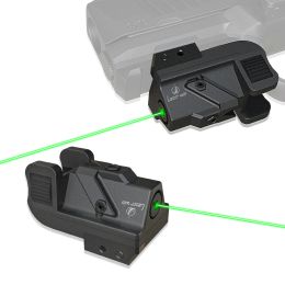 Scopes Tactical Green Laser Sight voor Picatinny Weaver Rail Mount voor pistool, pistool met USB -oplaadbare Airsoft Green Laser Hunting