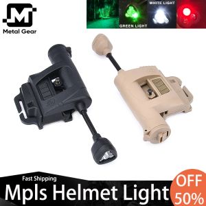 Scopes Casque tactique Charge de lumière MPLS 4 Modes Green Red Ir Laser Laser Military Outdoor Hunting Energy Saving Casques Fast Casques Lampe de poche