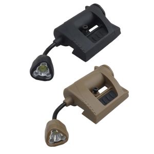 Scopes Casque Tactical Light MPLS Charge 4 modes Green Red Ir Laser LAMPE ÉCONOMIE ÉCONOMIE CASHET MILITAIRE Équipement de lampe de poche