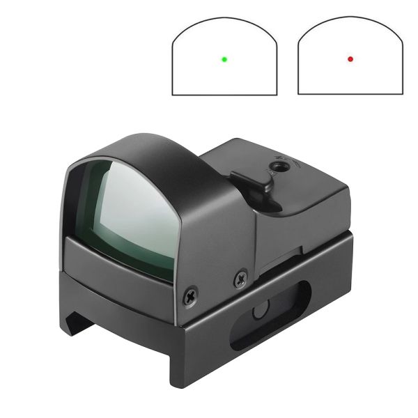 Scopes Tactical Holographic Red Dot Sight Mini Red Dot Scope Shooting Reflex Scope Scope pour Airsoft Rifle Hunting Sniper Gear