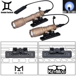 Scopes Tactical M300a Surefir Scout Light Offset Mountting Base Wadsn M600C Mount de chasse Spotlight Bases pour Mlok Keymod