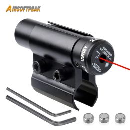 Scopes Tactical Mini Red Dot Laser Sight Scope met vatklembevestiging voor Airsoft Rifle Shotgun Laser Sight Hunting Optical Accessoire