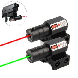 Scopes Tactical Red Dot Laser Sight voor geweerpistool schieten jachtpistool met 650 nm verstelbare 11/20 mm jachtpistool scope accessoires