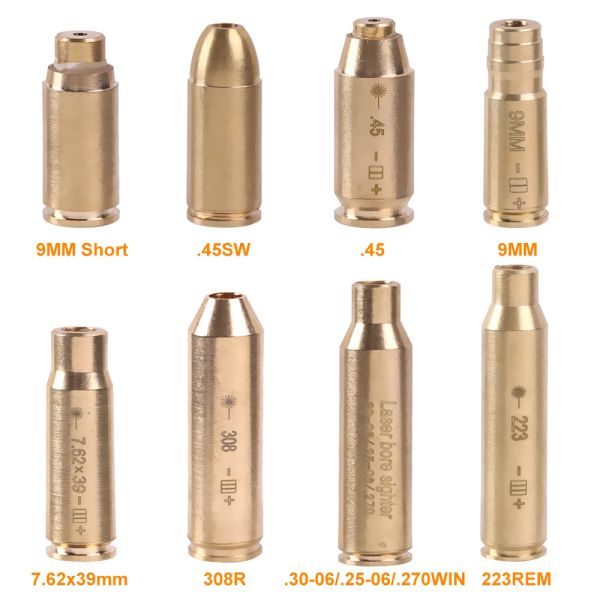 Scopes Tactical Red Dot Laser Sighter Brass Copper Boresight Cal 9mm 7.62x39mm .308 .223 .40 .45 SMIGHT CARTRIDE POUR LA CHASSE DE LA SOPE