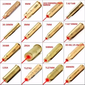 Scopes Tactical Red Laser Bore Sight 223rem 9mm 7.62x54R 12GA 8X57JS CARTRIDE GUR BRASS BORESSIGHT SPOPE SPOPE HUPTIQUE SMIGHT