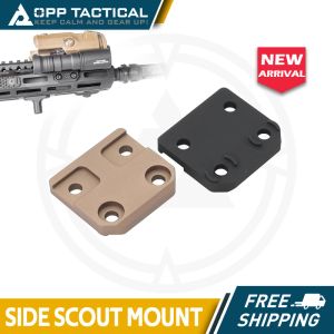 SCOPES MONTATION SIDE TACTIQUE MLOK SCOUT LUMIÈRE MONTRE LAMINE DE CHASSE DE CHANGE DE PLIQUE POUR LE MONTANT POUR SF M600 M600 Série