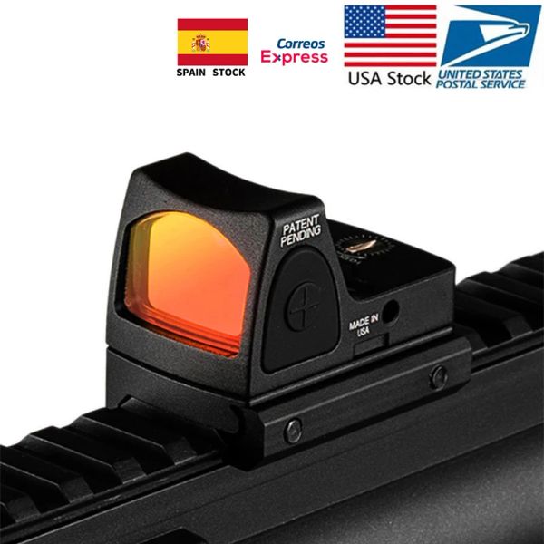 Scopes US Stock Mini RMR Collimateur de visée à point rouge Glock Rifle Reflex Scope Voor Airsoft Hunting Handgun