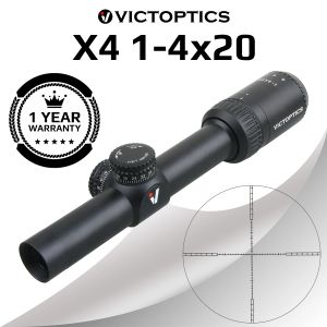Scopes Victoptics X4 14x20 Hunting Riflescope Telescopic Optic Scope Shoting Scope AirSoft Air Rifle Rimfire .22LR .177HMR .223 5.56