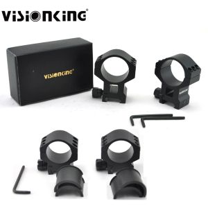 Scopes Visionking 25,4 mm 30 mm 35 mm Sorcaire en aluminium Porceau de support Picatinny pour .223 .308 .50 Cal Hunting 11 mm 21 mm Montail